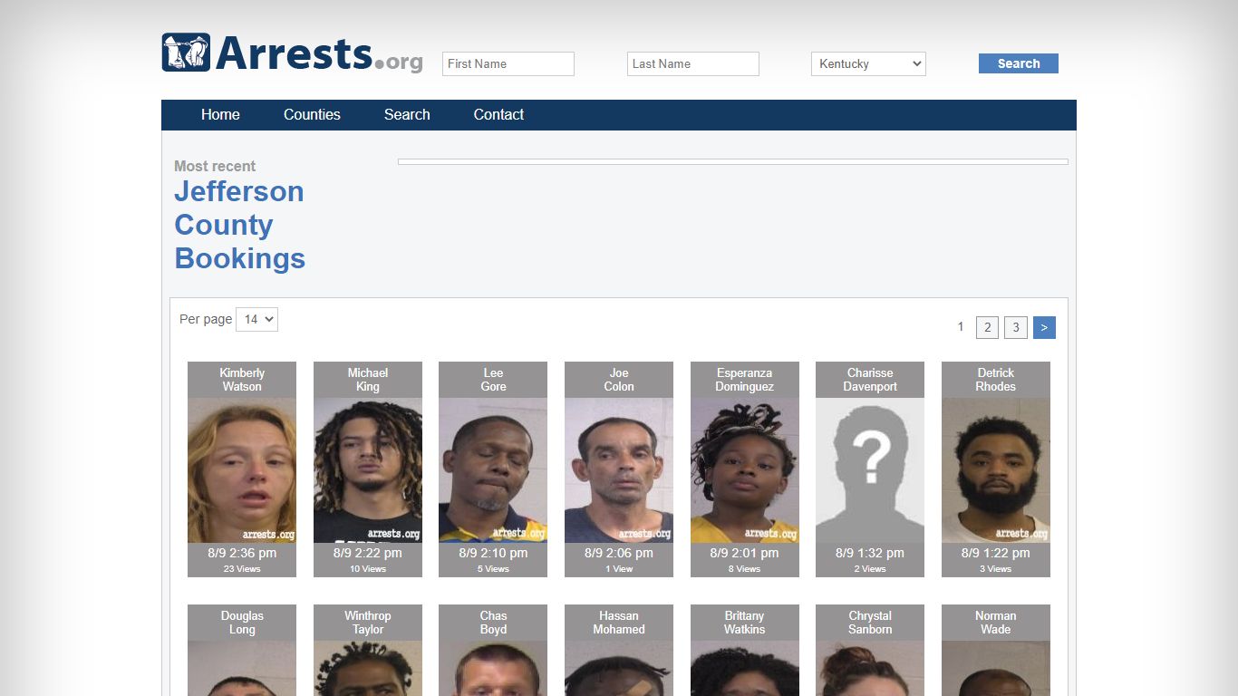 Jefferson County Arrests and Inmate Search