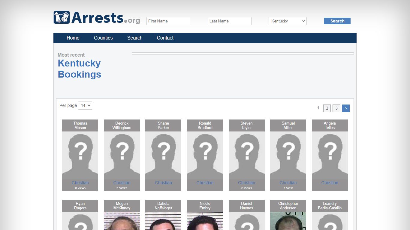 Kentucky Arrests and Inmate Search